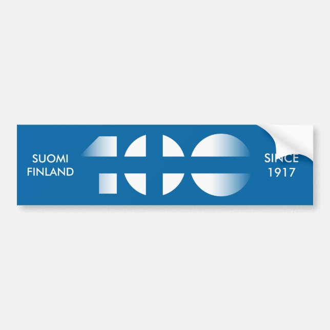 100 BUMPER STICKER (Front)