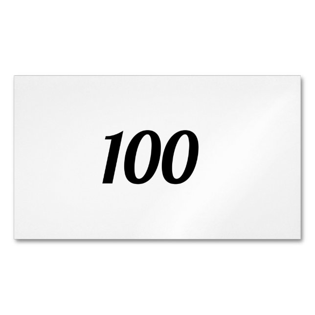 100 BUSINESS CARD MAGNET (Front)
