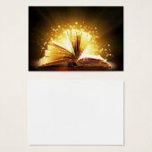 100 business cards magical book (Front & Back)