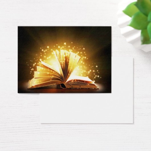 100 business cards magical book (Desk)