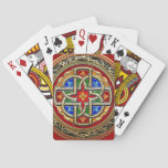 [100] Celtic Cross [Gold+Enamel] Poker Cards