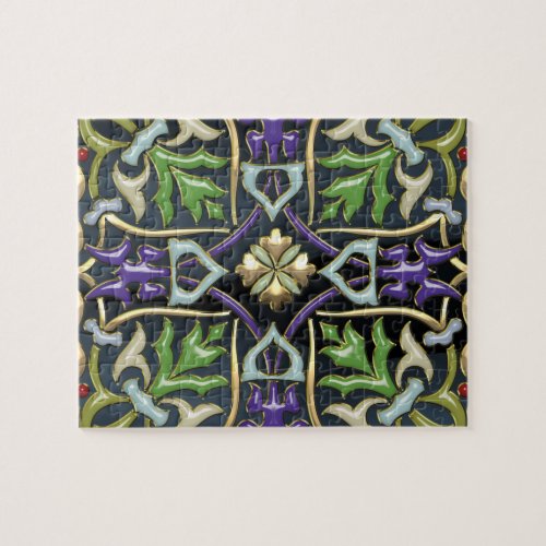 100 Celtic Cross Gold with Black Enamel Jigsaw Puzzle