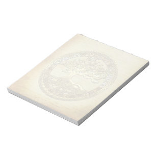 [100] Celtic Tree of Life [Gold] Notepad