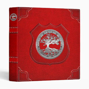 [100] Celtic Tree of Life [Silver] Binder