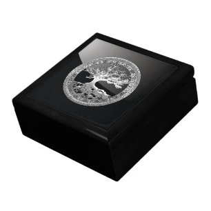 [100] Celtic Tree of Life [Silver] Jewelry Box