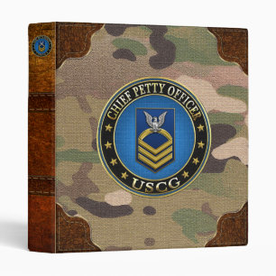 [100] CG: Chief Petty Officer (CPO) 3 Ring Binder