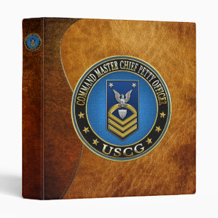 [100] CG: Command Master Chief Petty Officer (CMC) 3 Ring Binder