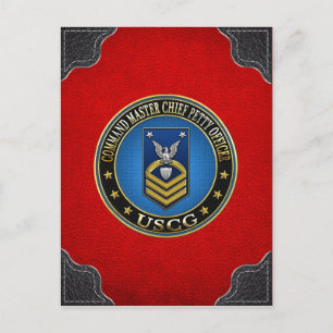 [100] CG: Command Master Chief Petty Officer (CMC) Postcard