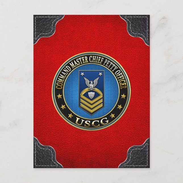 [100] CG: Command Master Chief Petty Officer (CMC) Postcard