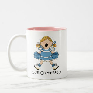 100% Cheerleader - Blond Two-Tone Coffee Mug