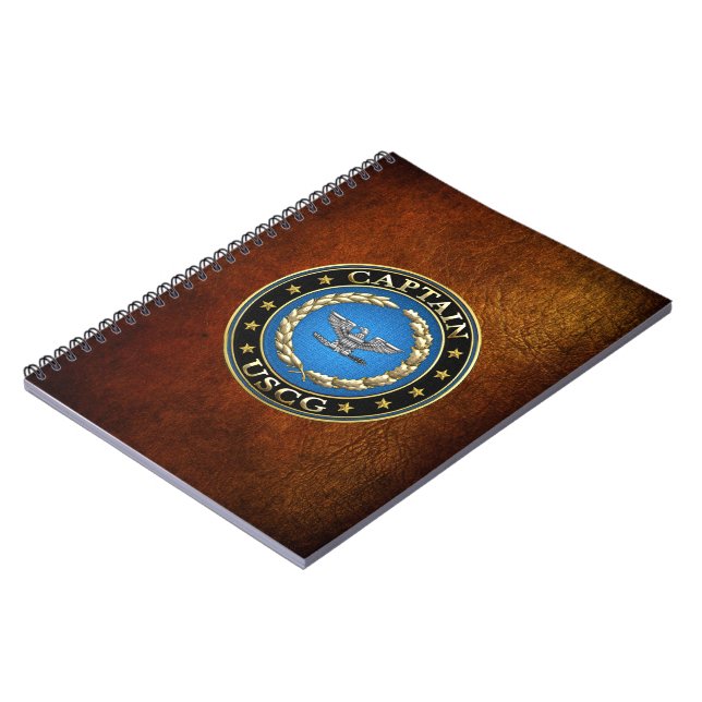 [100] Coast Guard: Captain (CAPT) Notebook (Left Side)
