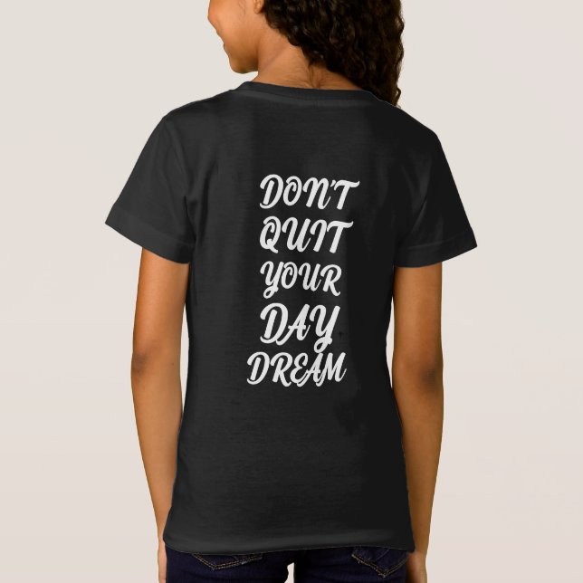 100% combed ringspun cotton kids words printed new T-Shirt (Back)