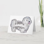 100% Cotton Card
