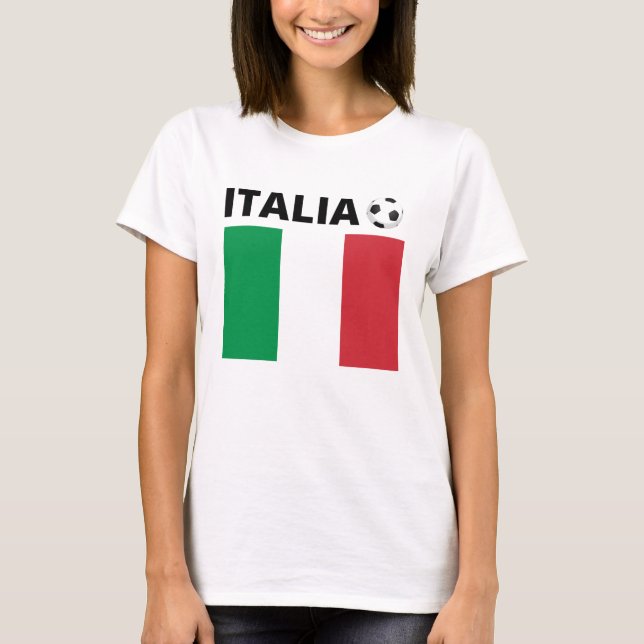 100% cotton shirt, soft, italia flag T-Shirt (Front)