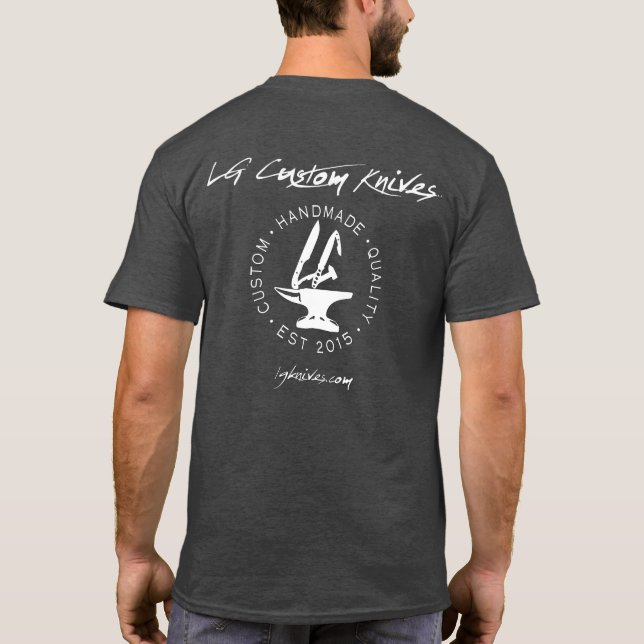 100% Cotton T-Shirt -Basic LG customs (Back)