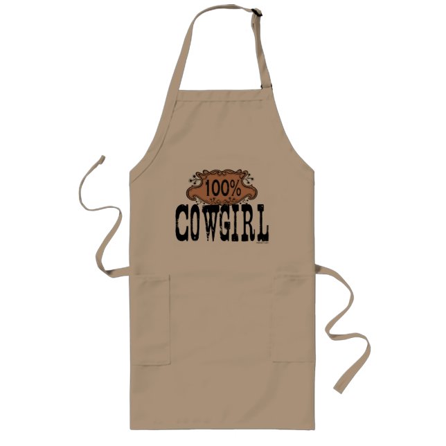 100% Cowgirl Aprons (Front)