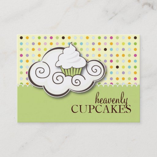 Customizable 100 Cupcake Gift Vouchers Business Cards