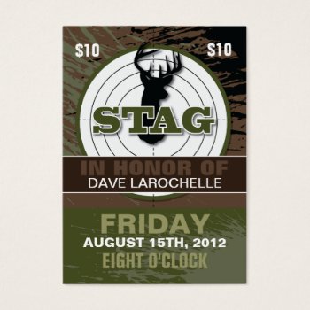 100 Customizable Bachelor / Stag Tickets by colourfuldesigns at Zazzle