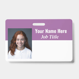100% Customizable Employee Badge