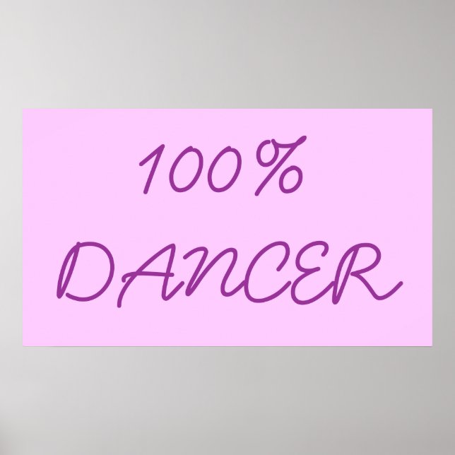 100% DANCER POSTER (Front)