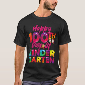 100 Days All Student Teacher Happy 100th Day Of Ki T-Shirt