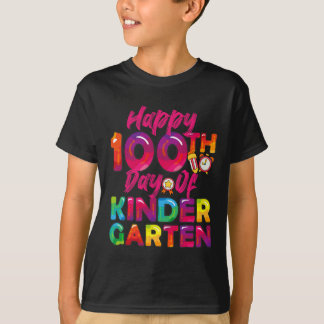 100 Days All Student Teacher Happy 100th Day Of Ki T-Shirt