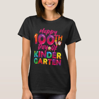 100 Days All Student Teacher Happy 100th Day Of Ki T-Shirt