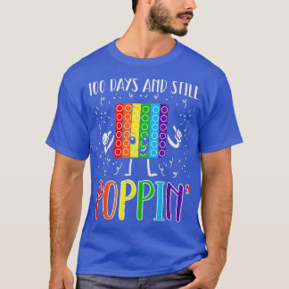 100 Days And Still Poppin 100th Day Of School Clas T-Shirt