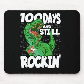 100 Days And Still Rockin - 100 Days Of School Din Mouse Pad