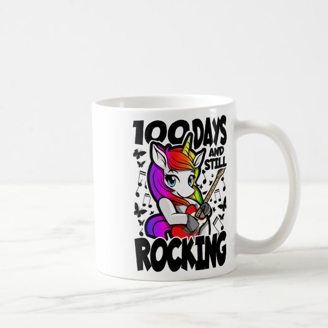100 Days And Still Rocking - 100 Days Of School Un Coffee Mug (Right)