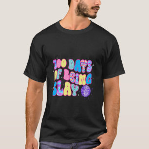 100 Days Being Slays Disco Students Teacher School T-Shirt