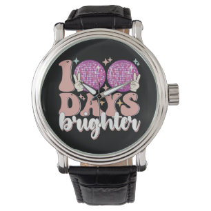 100 Days Brighter Disco Ball 100th Day Of School Watch