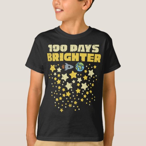 100 Days Brighter Longsleeve Shirt 100th Day 