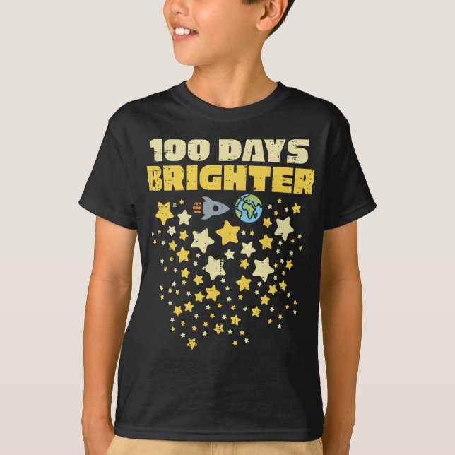 100 Days Brighter Longsleeve Shirt 100th Day  (Front)