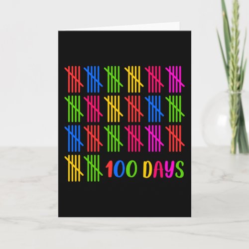 100 Days Card