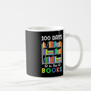 100 Days in the Books Reading Librarian Teacher St Coffee Mug