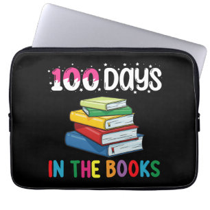 100 Days In The Books School Reading Librarian Laptop Sleeve