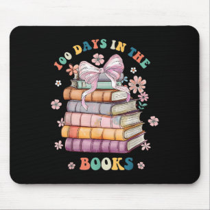100 Days In The Books School Teachers Kids Boys Mouse Pad