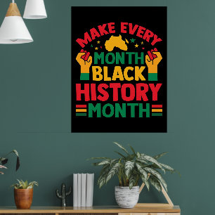 100 Days Learning Black History 2026 Poster 