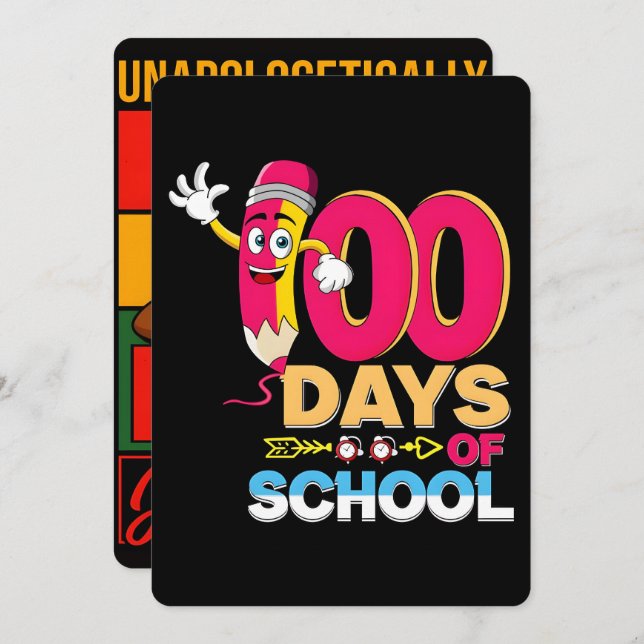 100 Days Learning Black History 2026 Poster  Holiday Card (Front/Back)