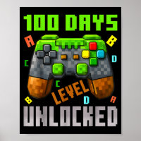 100 Days Level Unlocked Gaming 100 Days Of School 