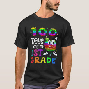 100 Days Of 1St Grade And Still Poppin Fidget Toy T-Shirt