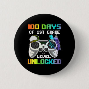 100 Days Of 1st Grade Level Unlocked Gamer Video G Button