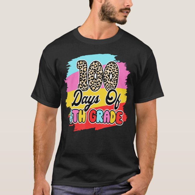 100 Days Of 4th Grade 100 days Smarter 100th Day O T-Shirt (Front)