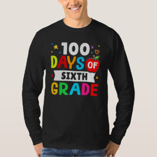 100 Days of 6th grade Toddler Boy Girl T-Shirt
