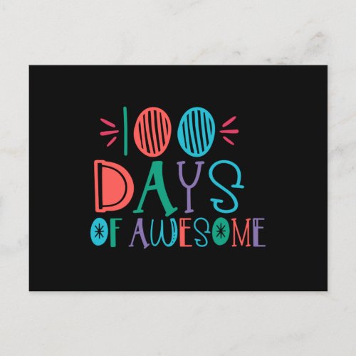 100 Days of Awesome Postcard