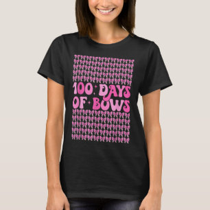 100 Days Of Bows Coquette 100th Day Of School Bow T-Shirt