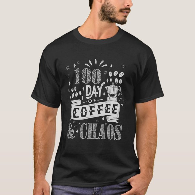 100 Days Of Coffee T-Shirt (Front)