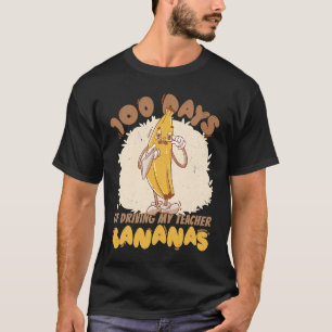 100 Days of Driving my Teacher Bananas School Kids T-Shirt