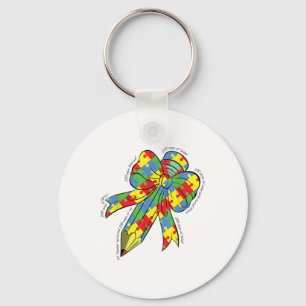100 Days Of Embracing Autism 100th Day School Keychain